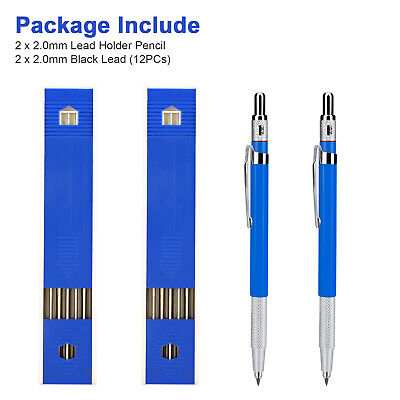 2Set 2.0mm Mechanical Drafting Clutch Pencil+Refill Lead for Sketching Drawing Partsdom Does Not Apply - фотография #9