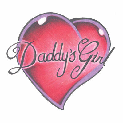Daddy's Girl Temporary Tattoos ADORABLE! - package of 2 - MADE IN THE USA! Unbranded