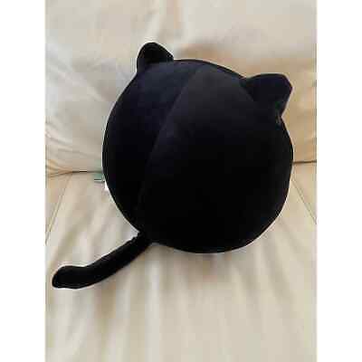 Black Halloween Cat Plush Black Cat Pillow NWT No Brand - фотография #2