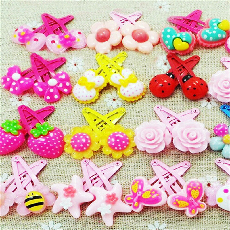 Lots 20X Mixed Styles Cute Cartoon Baby Kids Girls Hairpin Hair Clips Jewelry Unbranded - фотография #2