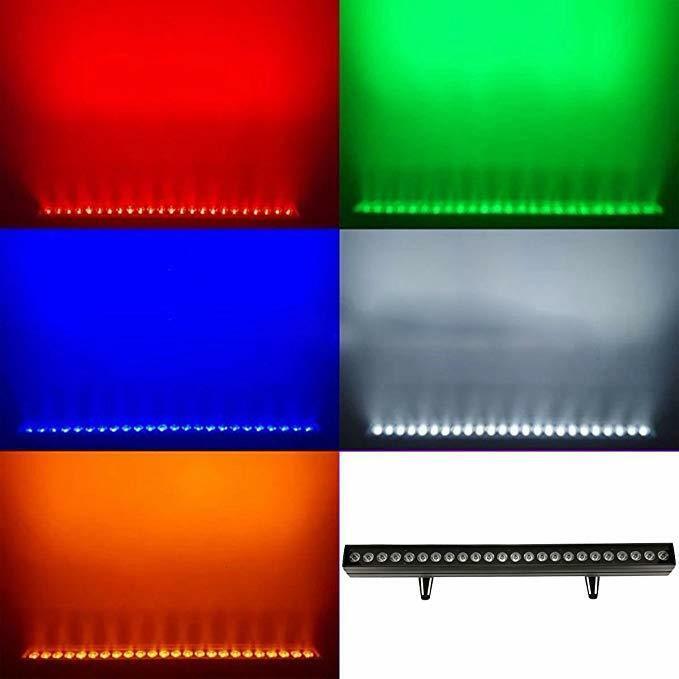 4pcs RGB 24*3W LED DMX Light Bar Show Party Disco DJ Stage Lighting Wall Washer U`King Does Not Apply - фотография #2