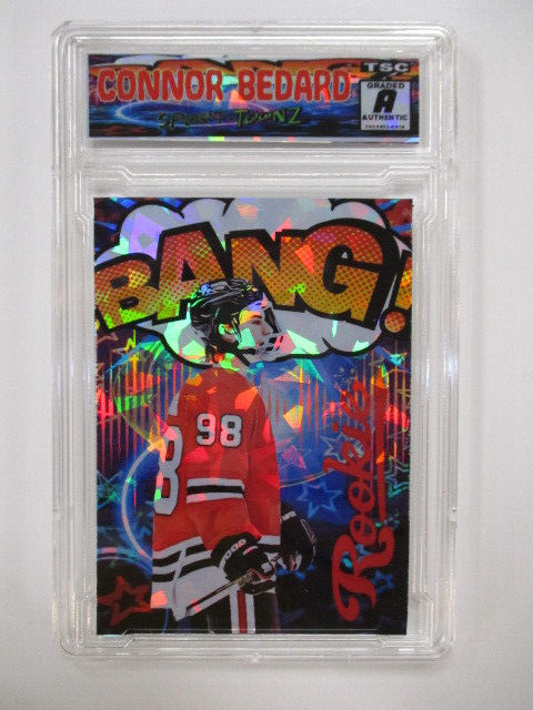 2023-24 Connor Bedard Bang! RC SP /200 ACEO Ice Refractor Sport-Toonz zx2 rc Без бренда