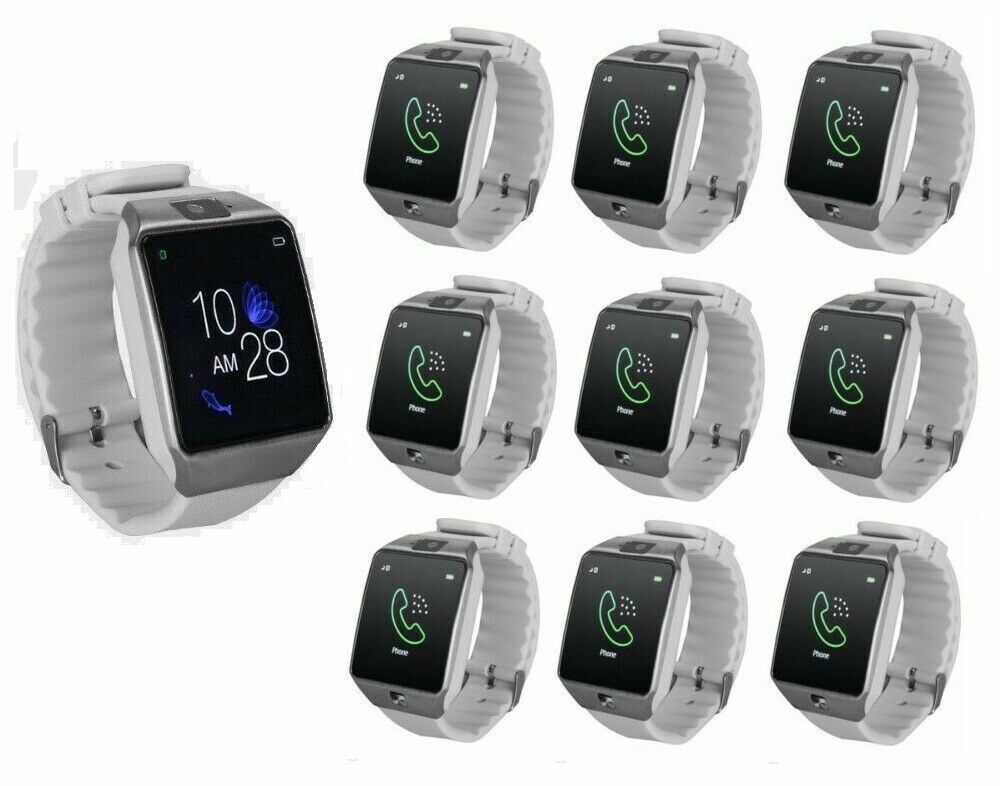 10PC Wholesale G12 White and Silver Bluetooth Touchscreen Smart Watch Unbranded Smartwatch Bluetooth