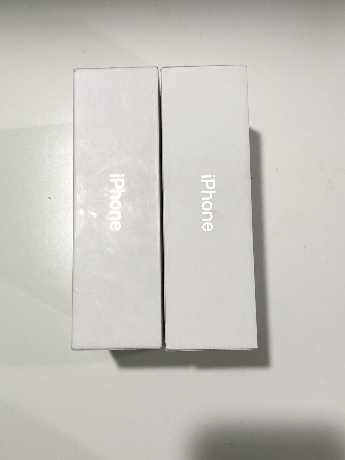 Lot of 2 iPhone 7 Boxes ONLY, Silver Color Apple - фотография #3