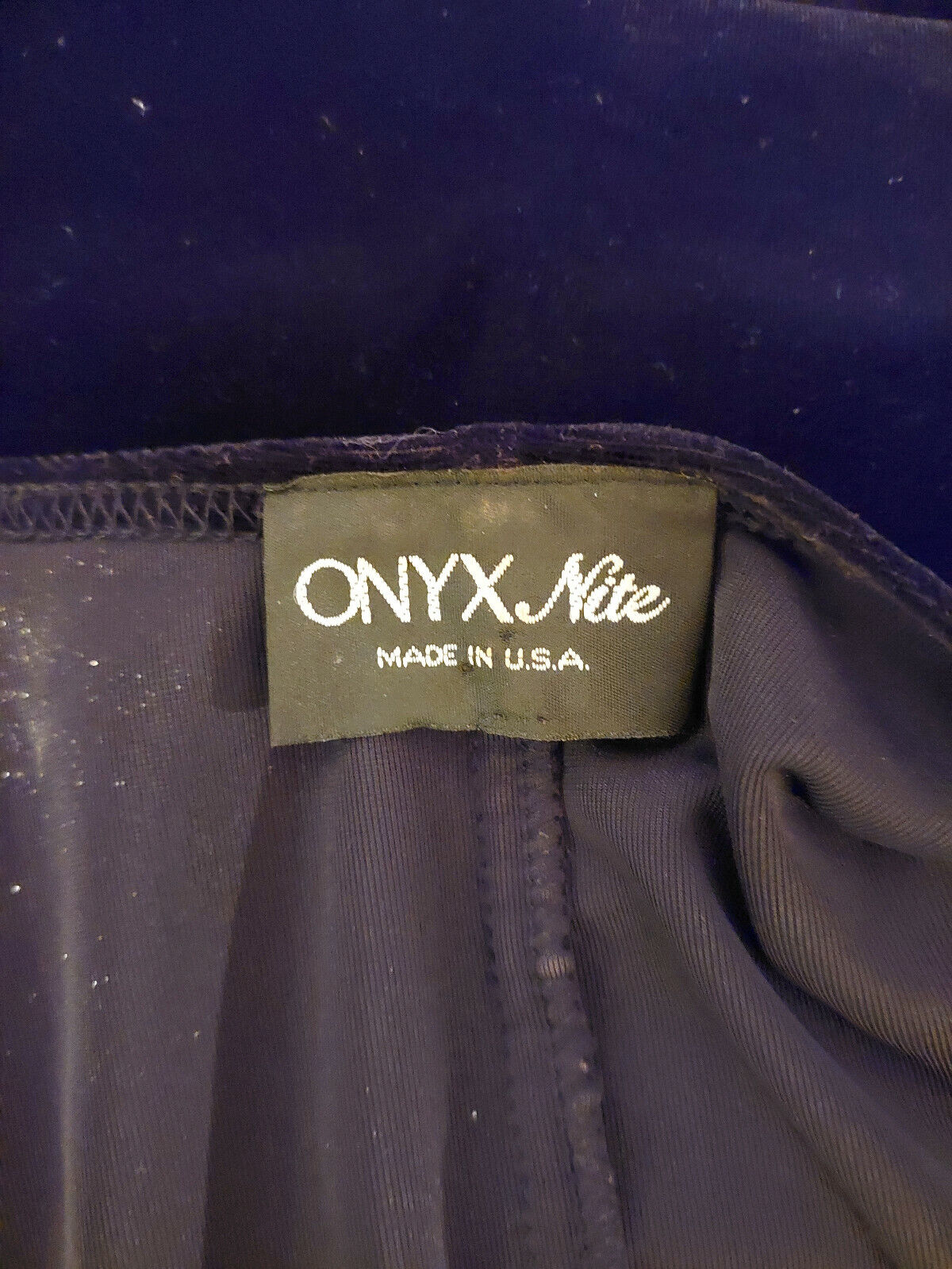 Vintage Onyx Nite Strapless Sequin Velvet Jumpsuit w/Velvet Jacket - Size 12 Onyx Nite - фотография #10