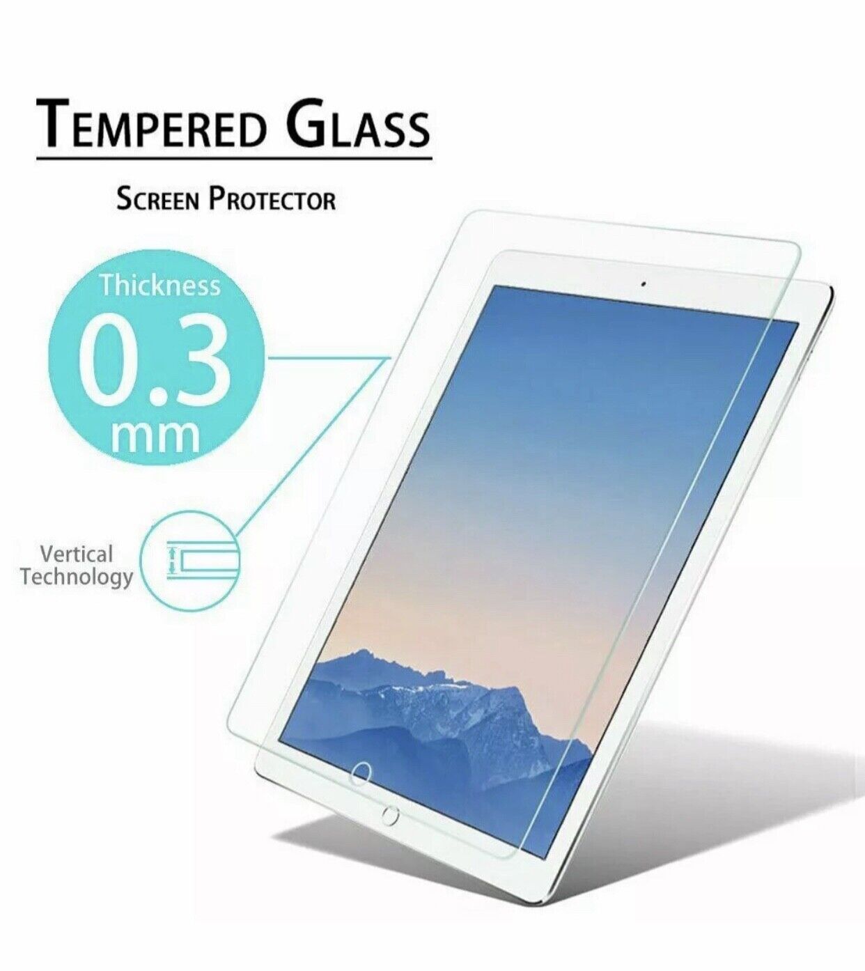 3-Pack Tempered Glass Screen Protector Cover For iPad 10.2 inch 2019 7th Gen HD  Unbranded Does Not Apply - фотография #2