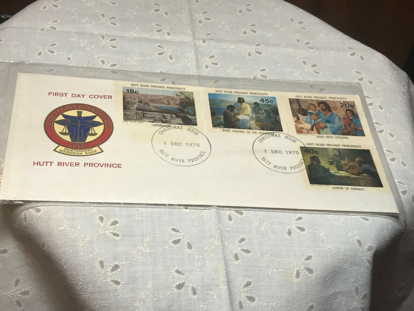 4 Envelops Australia HUTT RIVER PROVINCE local stamps on covers 1975,76 & (2) 77 Без бренда - фотография #5
