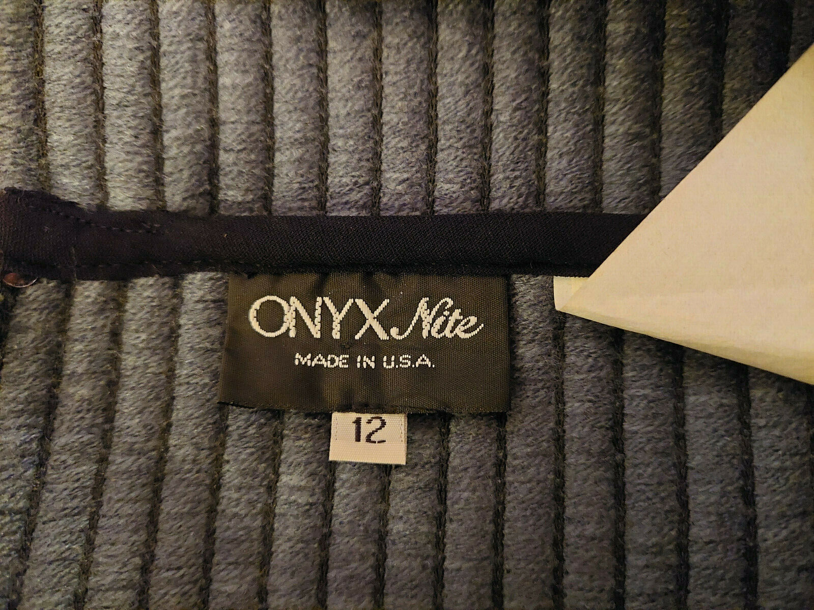 Vintage Onyx Nite Strapless Sequin Velvet Jumpsuit w/Velvet Jacket - Size 12 Onyx Nite - фотография #5