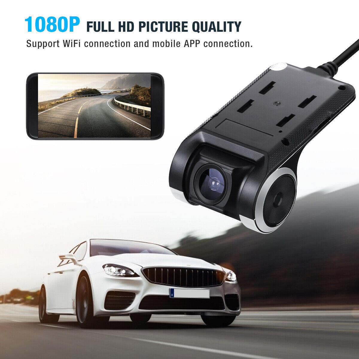 Car DVR Camera HD 1080P ADAS Video Recorder Dash Cam for Car Radio Android US Unbranded A000178 - фотография #8