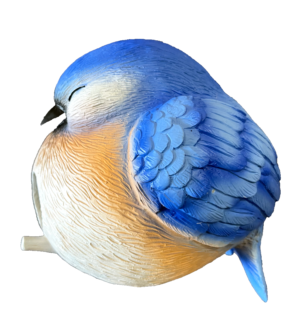 Blue Bird Hand-Painted Hanging Birdhouse - Durable Resin- 7.75" x 7.25" x 8.75" Без бренда - фотография #2