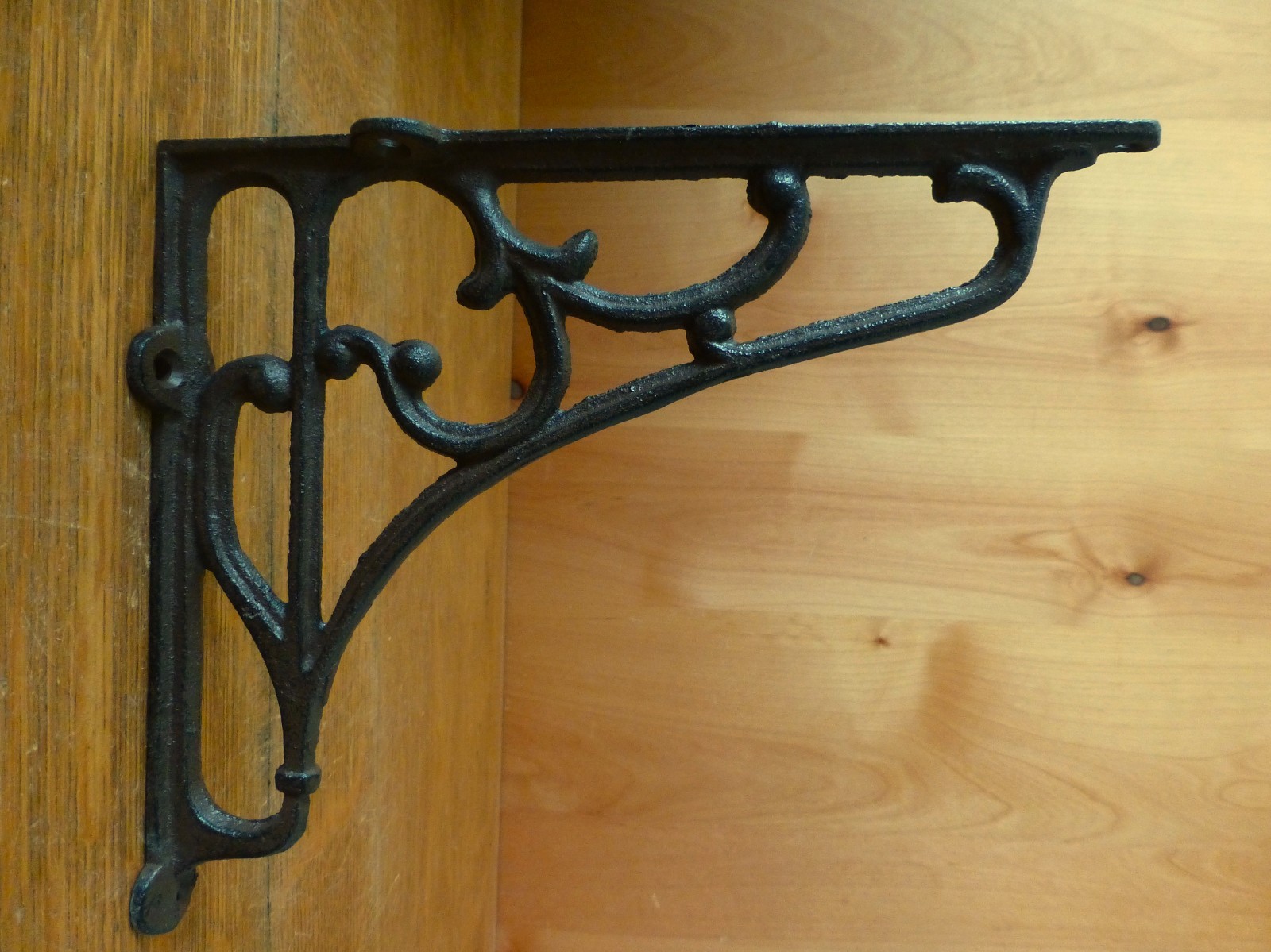 8 LARGE BROWN ANTIQUE-STYLE 8" SHELF BRACKETS CAST IRON rustic garden SCROLL Без бренда - фотография #3