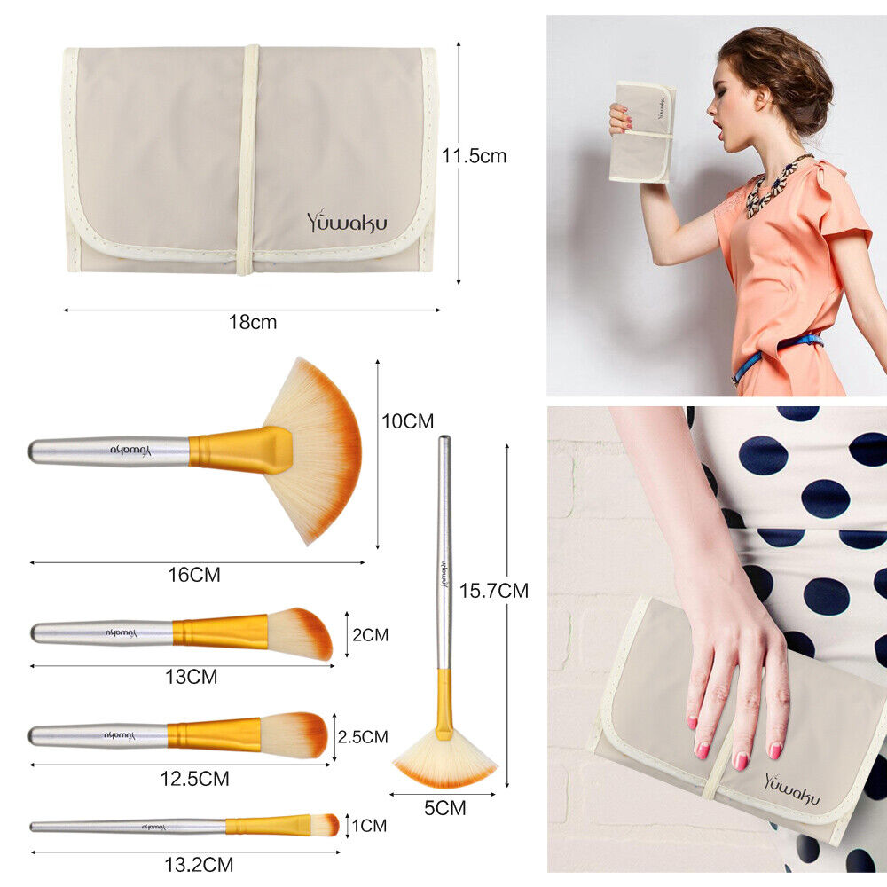 32PCS Pro Make up Brushes Set Cosmetic Foundation Powder Lip Tool +Luxury Bag US YUWAKU Does not apply - фотография #11