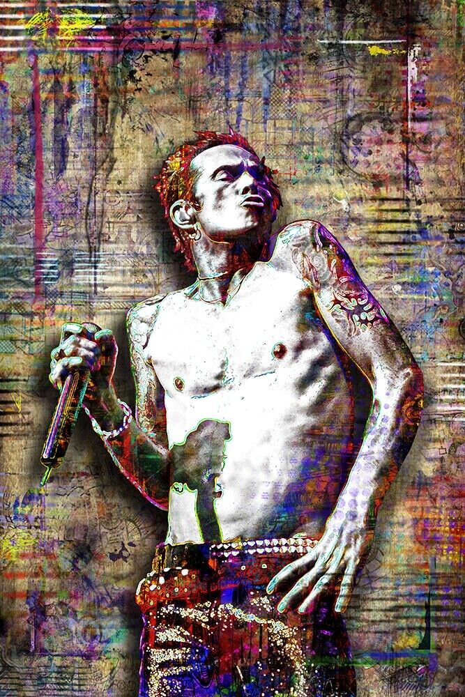 SCOTT WEILAND Poster, STONE TEMPLE PILOTS  Pop Art with Free Shipping US Без бренда