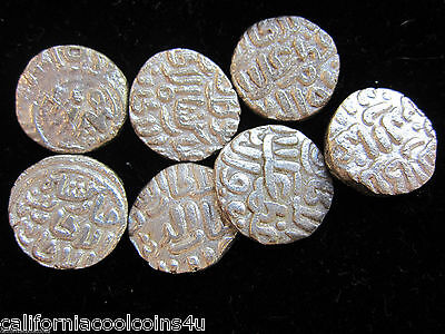 2- Coins of SULTANS OF DELHI - 1246-1555AD India Muslim - Billon Silver Content Без бренда