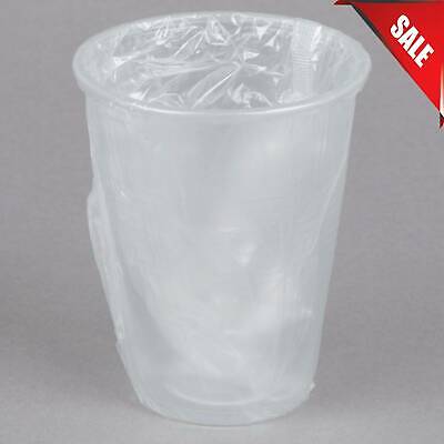 (1000/Case) 9 oz. Translucent Individually Wrapped Cups Hotel Motel Room Plastic Lavex Lodging Does not apply