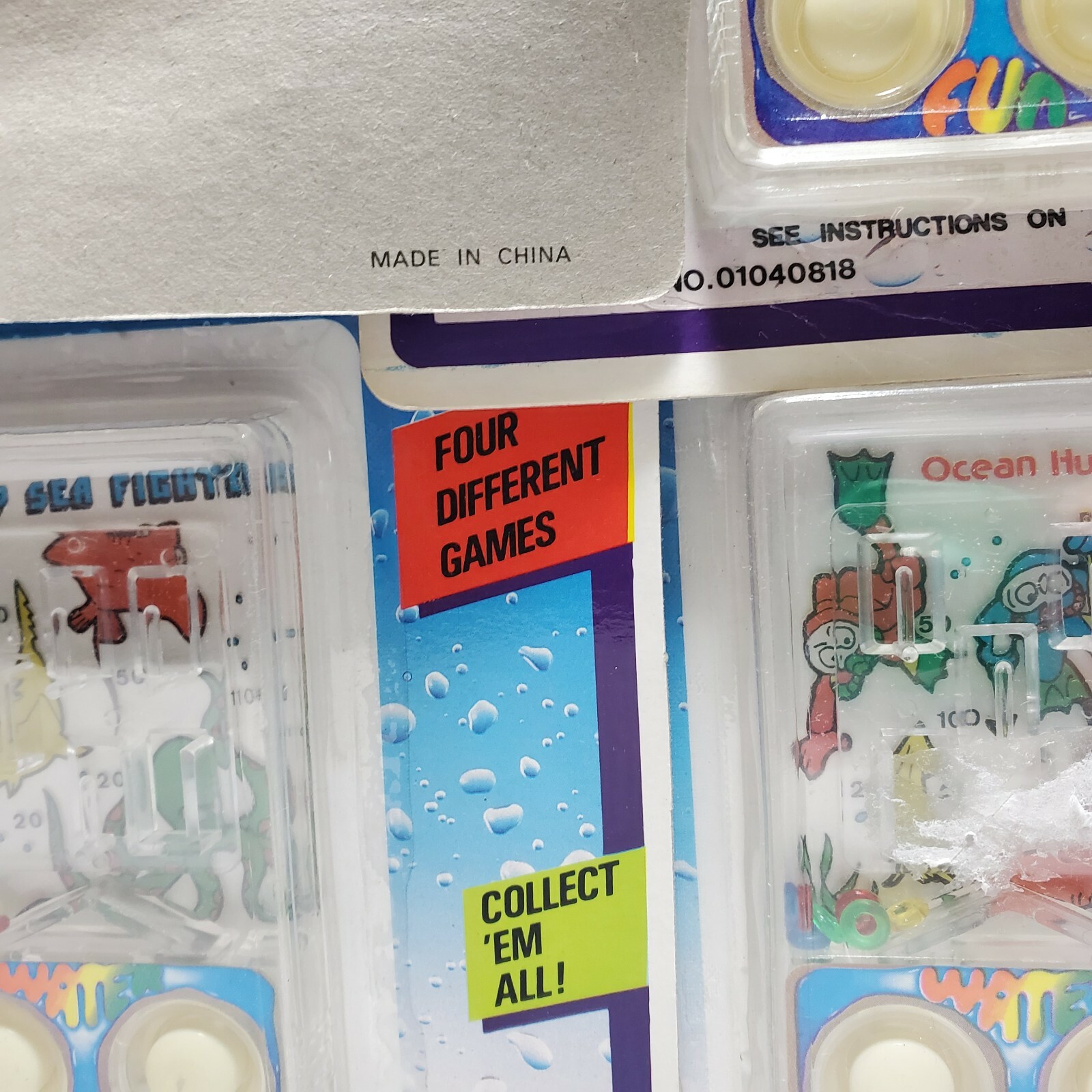 Vintage Mini Water Game Lot of 4 Rainbow Tap Water Fill'n Play  Aggle - фотография #11