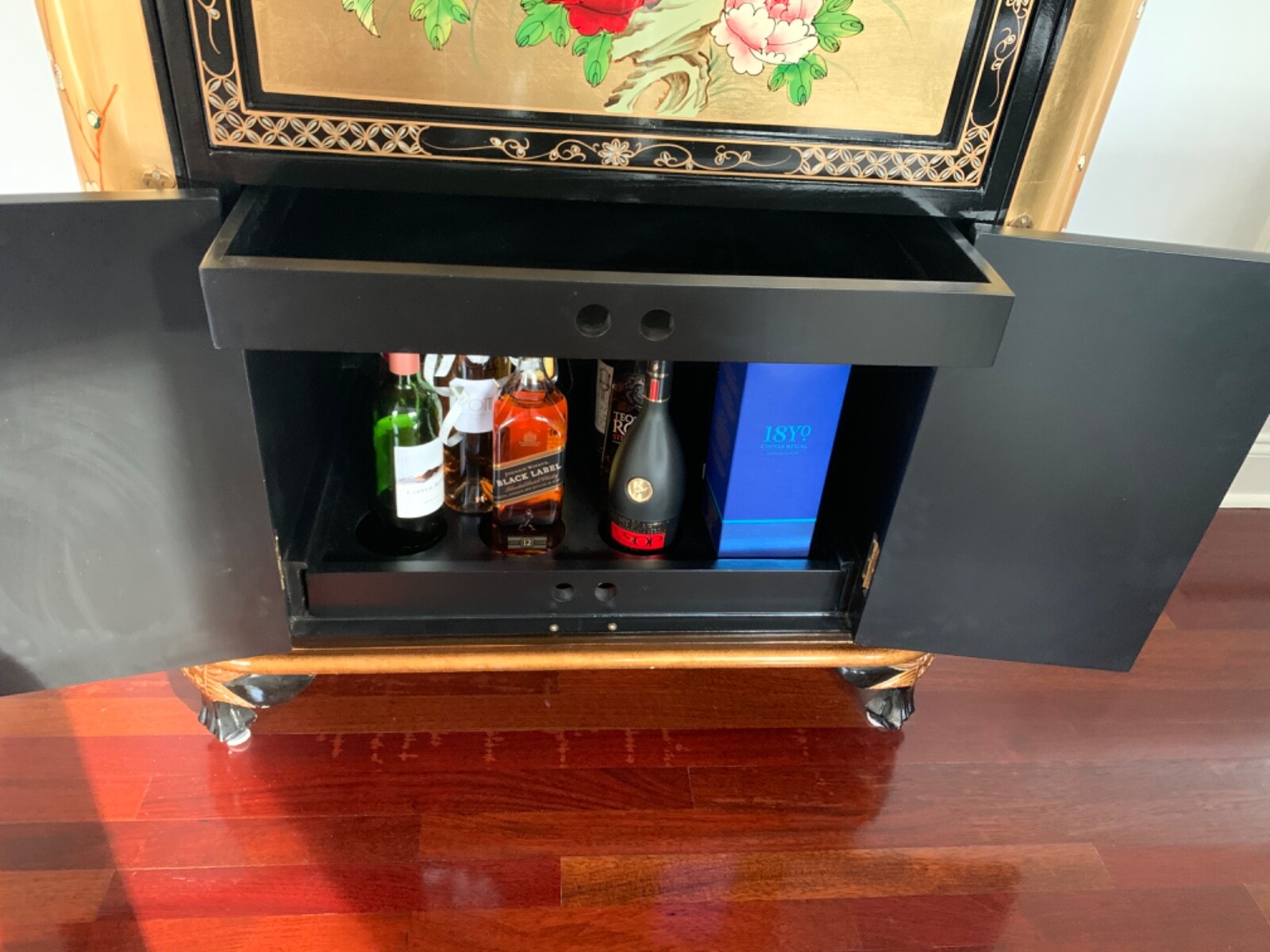 Oriental furniture Bar Cabinet Chinese gold lead lacquer  ORIENTAL FURNITURE - фотография #4