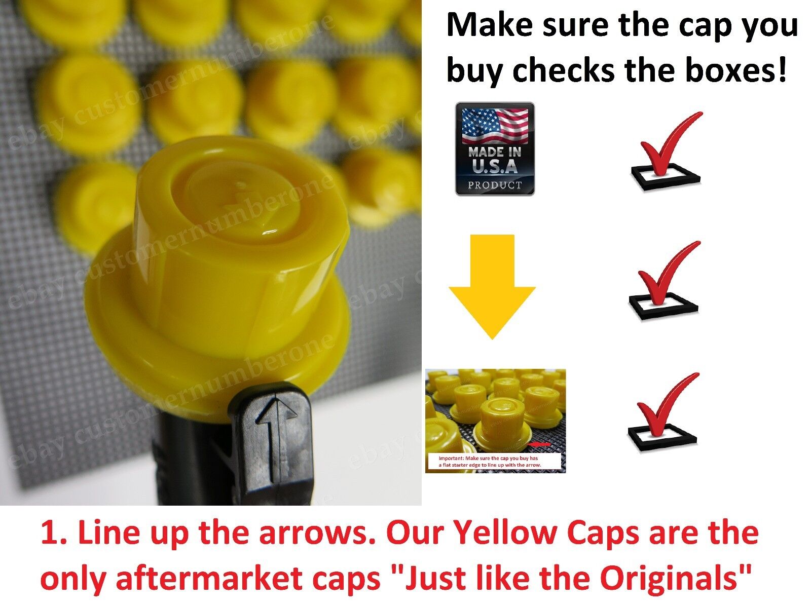 25 Blitz Gas Can Yellow Spout Caps fits part 900302 900092 900094 Original Style Aftermarket cno50
