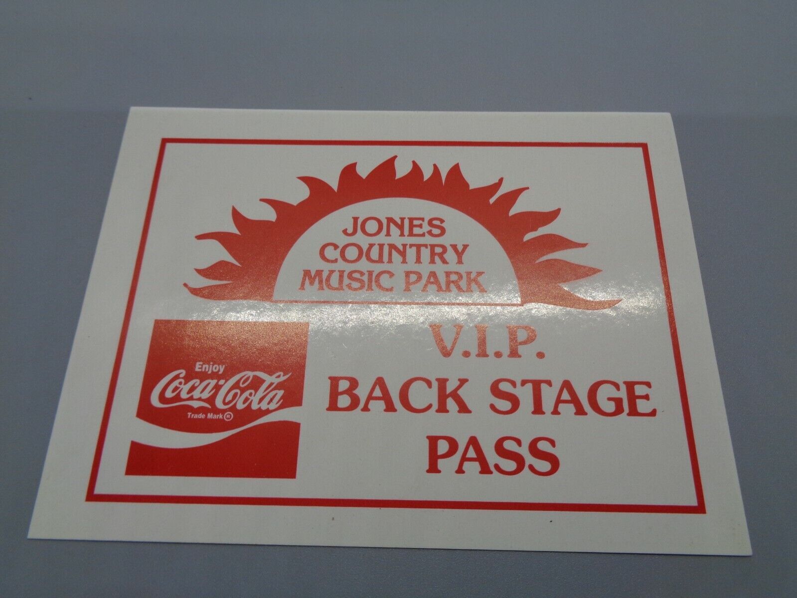 6 Vintage GEORGE JONES   Jones Country Backstage VIP Pass RARE! 6 for 1 Price! Без бренда - фотография #2
