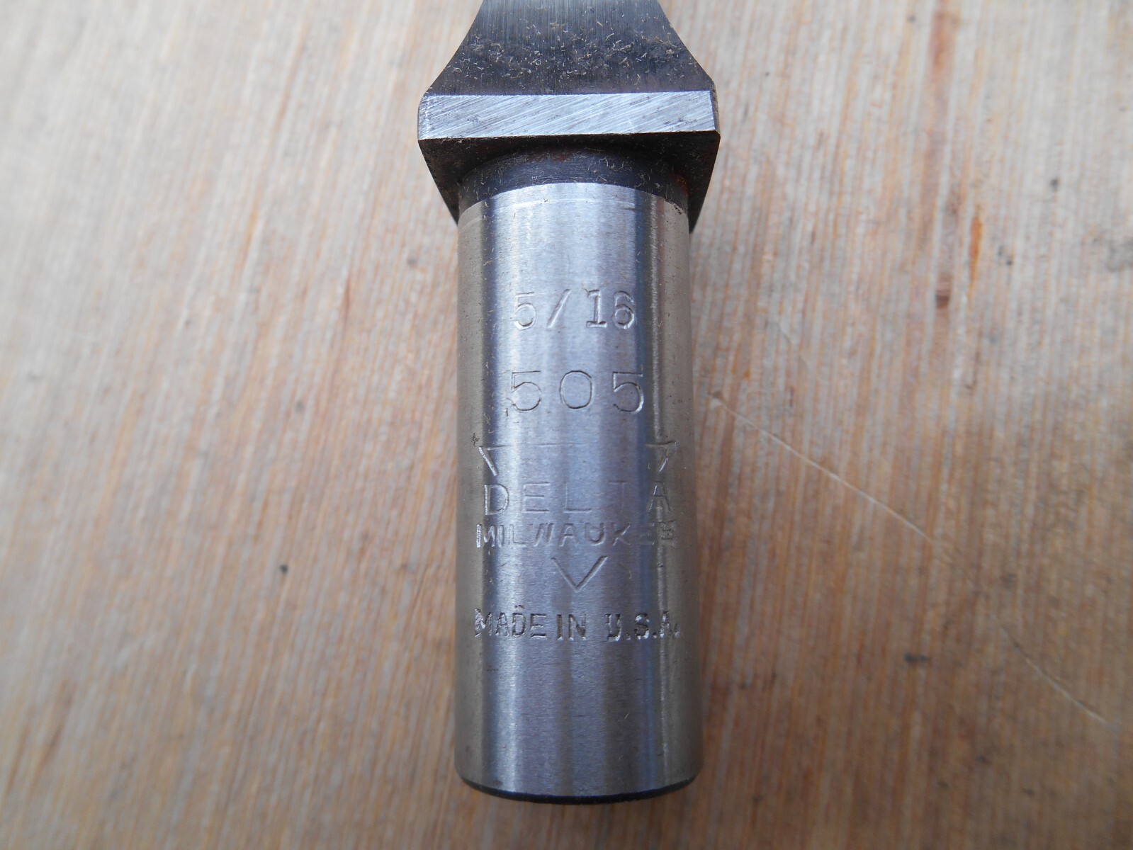 VTG. DELTA 5/16" STANDARD HOLLOW CHISEL AND BIT , NO. 505 & 515 , NOS. Delta - фотография #2
