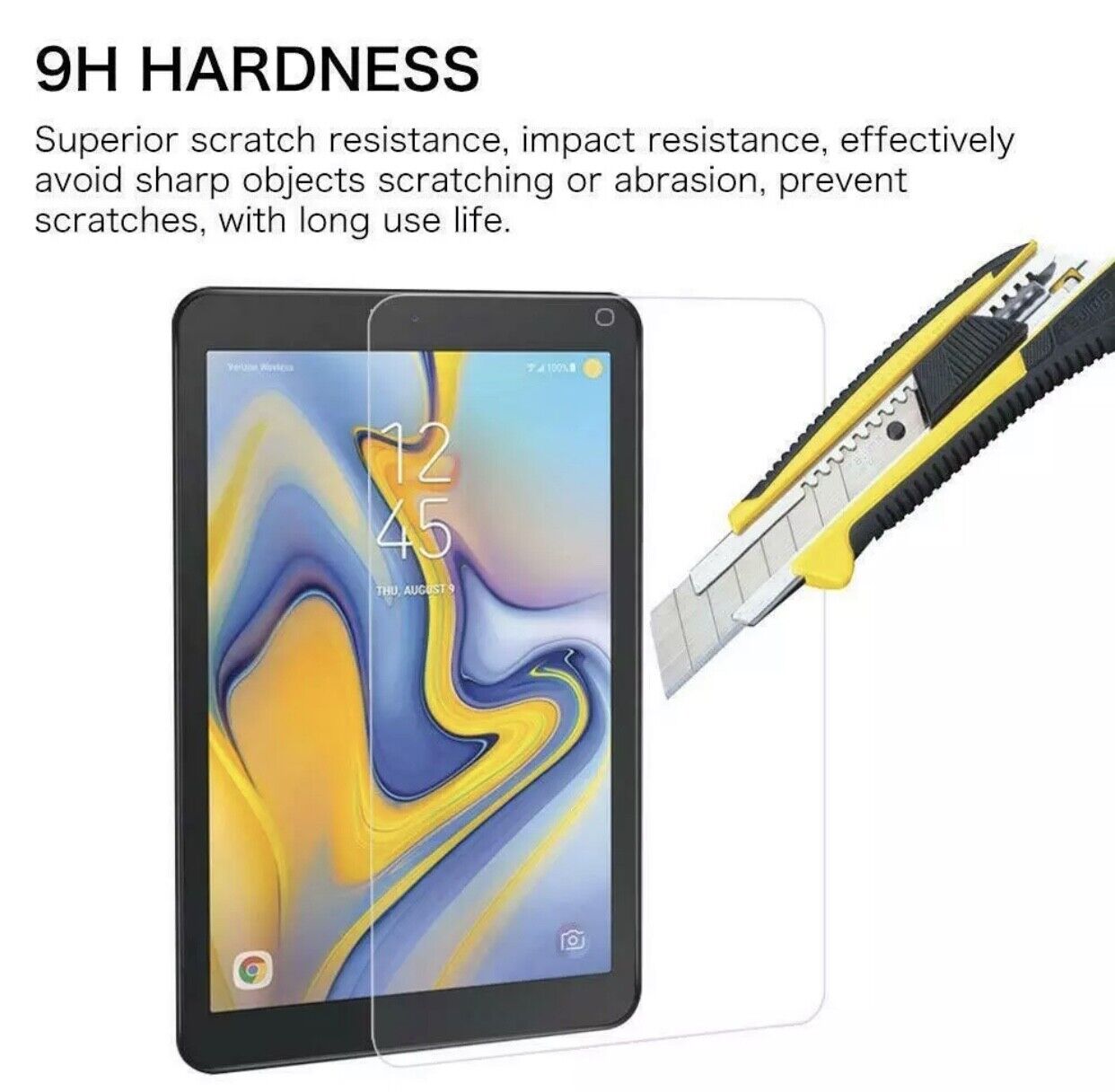 3 PACK Tempered Glass Screen Protector for Samsung Galaxy Tab A 8.0 2018 SM-T387 Unbranded T387-Tempered-Glass-2pcs - фотография #5