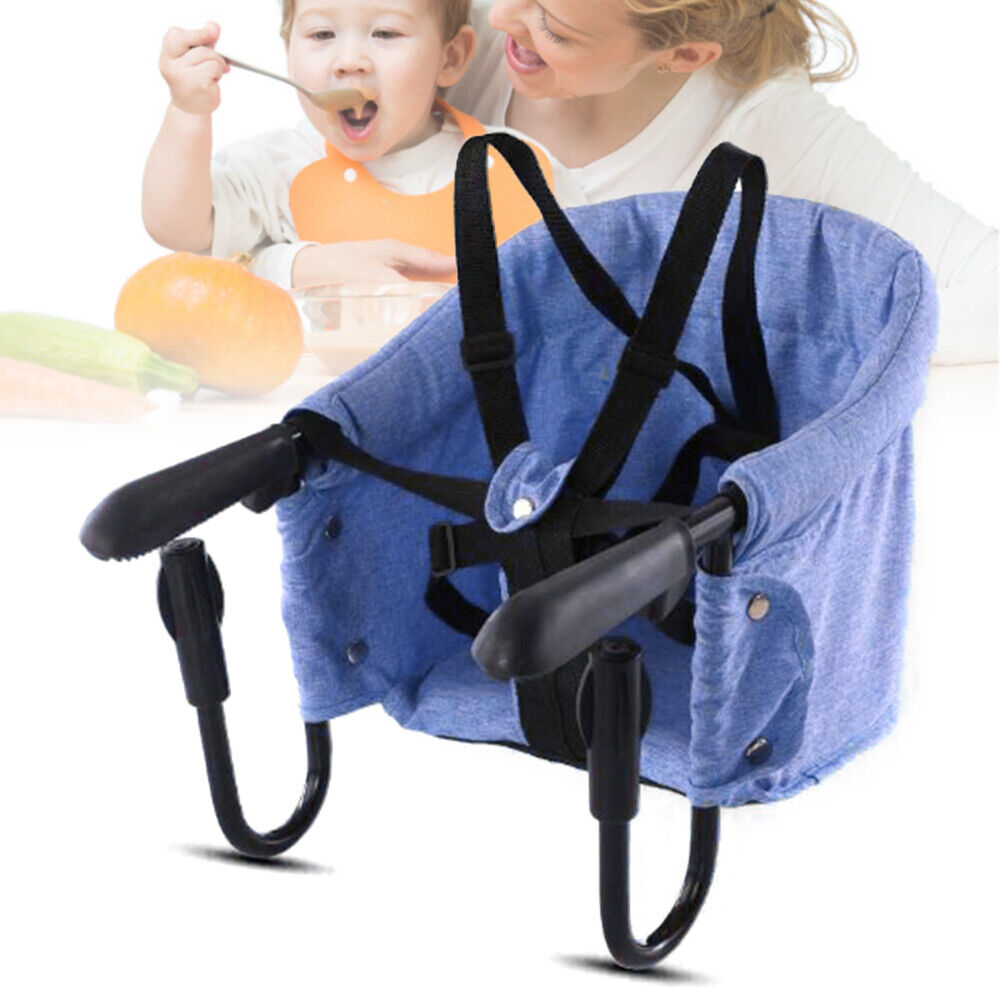 Clip On Table High Chair Portable Baby Toddler Feeding Seat Fast Attach Blue NEW Unbranded Does not apply - фотография #8