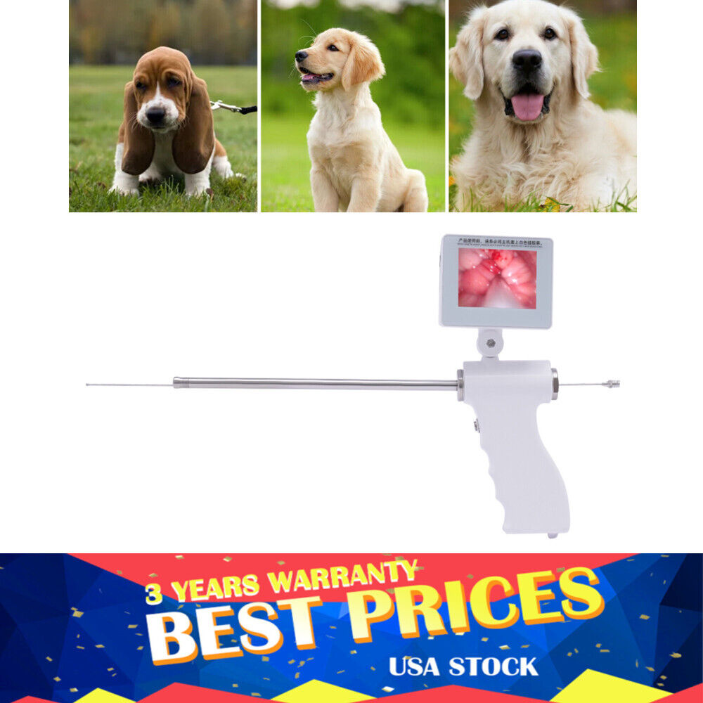 Visual Artificial Dog Insemination Gun Kit 5MP Camera + 20x Insemination Tubes Unbranded Does Not Apply