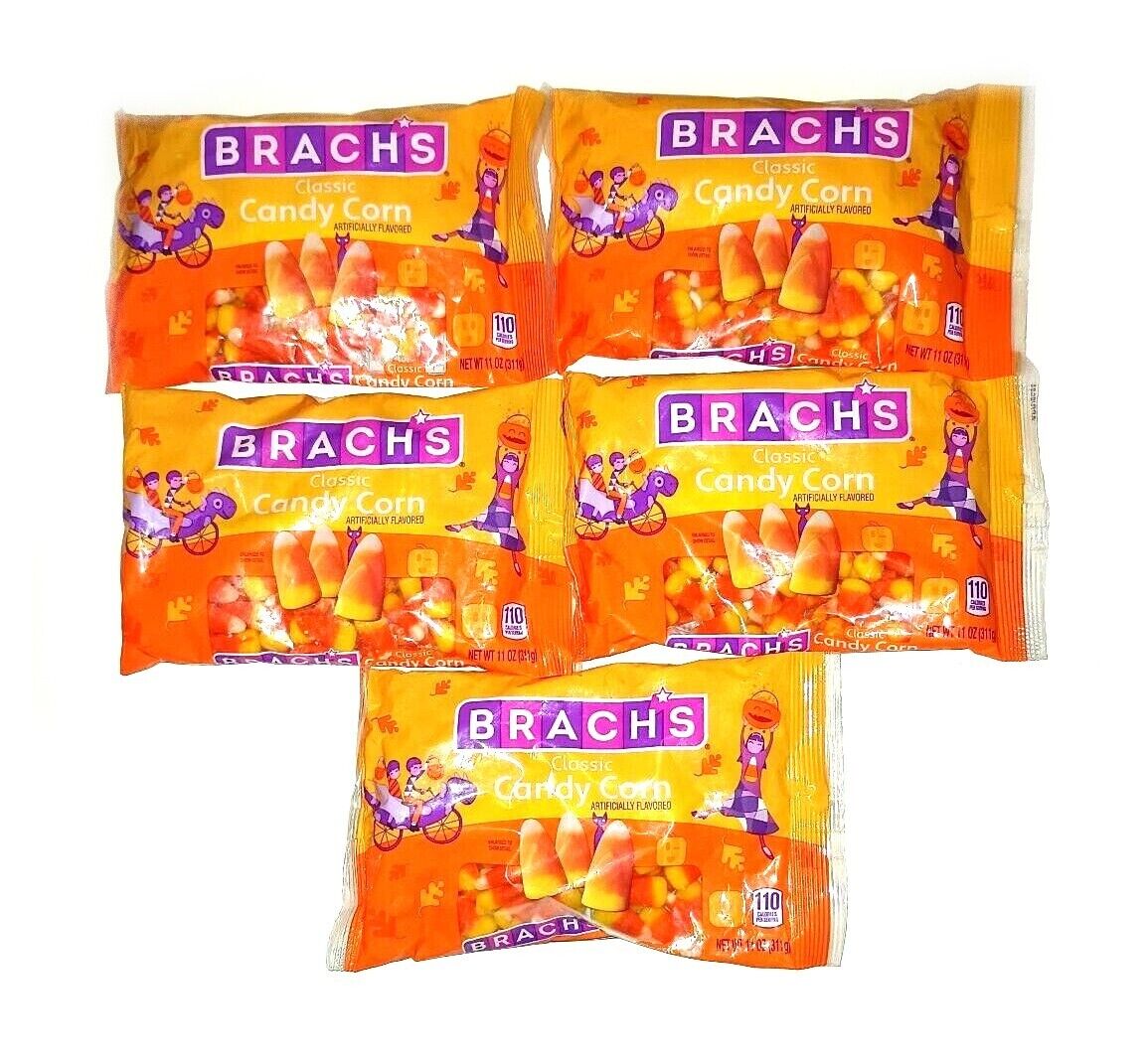 5 Bags Brach's Candy Corn, 11 oz Each Bag (BBD: 4/2024) Brach's