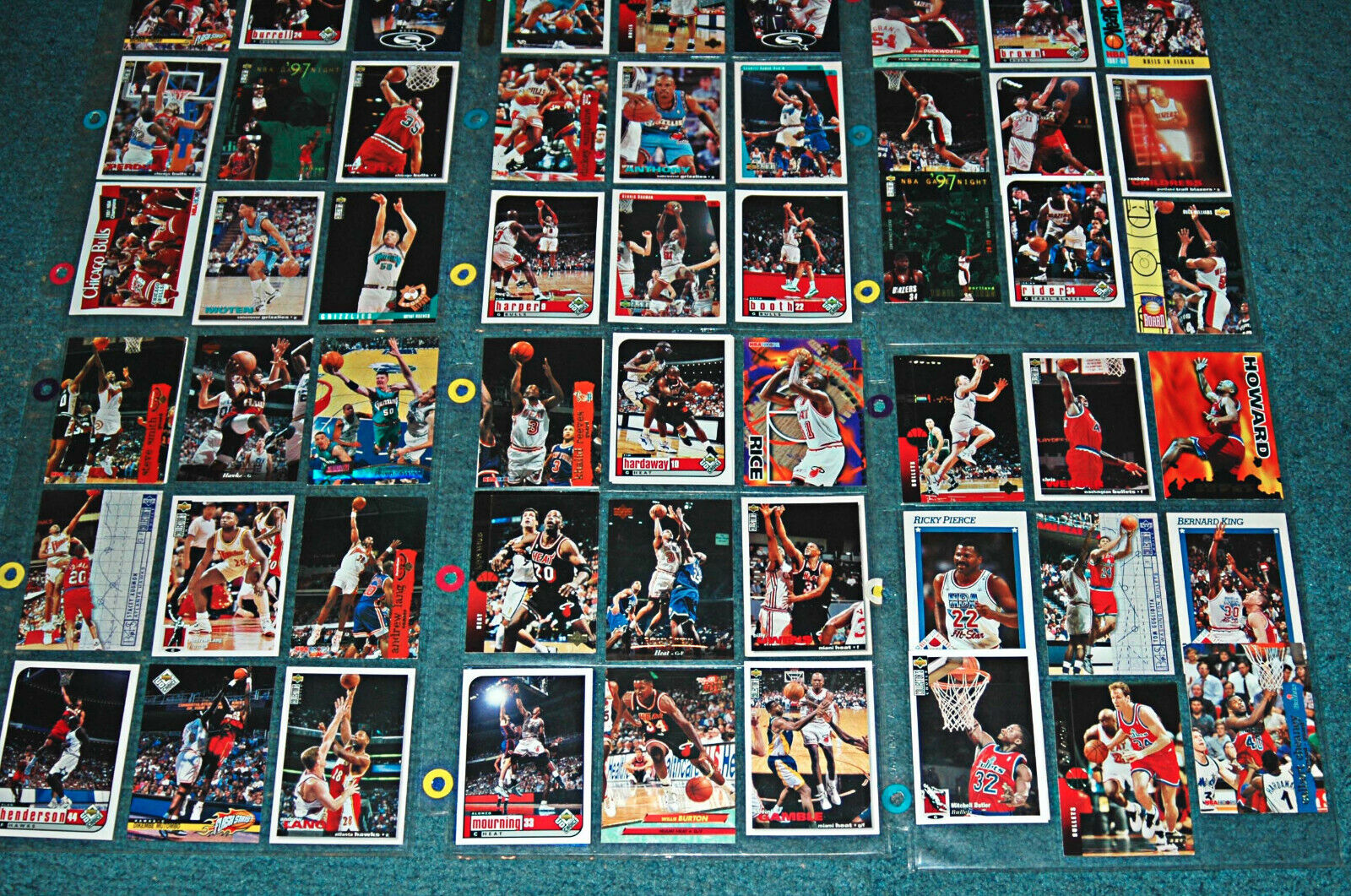 Upper Deck Topps Basketball Cards LOT 1992 - 1998 (63 Pieces VGC) Estate Find Без бренда - фотография #3