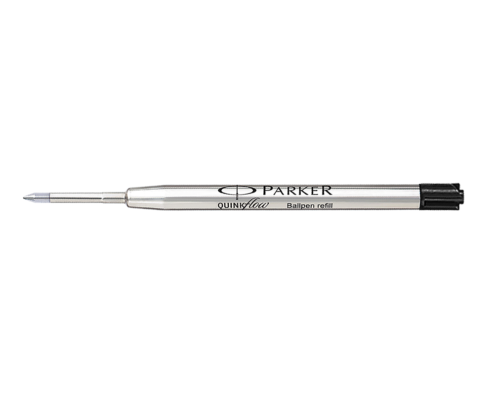 5 X Parker Quink Flow Ball Point Pen BP Refill Refills Black Ink Fine Nib New PARKER 9000017712 - фотография #3