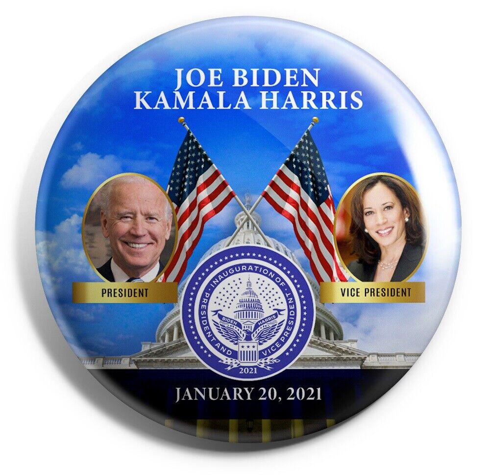 Joe Biden / Kamala Harris Inauguration Buttons set of 6 (INAUG-ALL)	 Без бренда - фотография #4