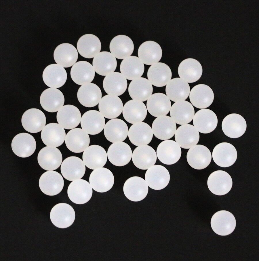 10mm Polypropylene ( PP ) Solid Plastic Bearing Balls Precision Sphere  elephrun