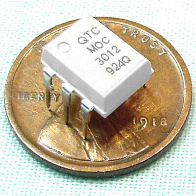 (5) Sensitive MOC3012 Opitcally Coupled Isolator, TRIAC Output, UL Listed QT / Optoelectronics MOC3012