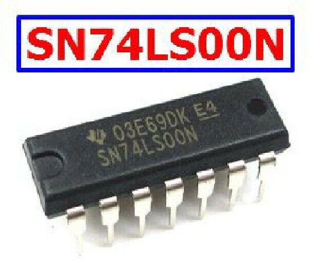 10 Pcs SN74LS00N SN74LS00 Quad 2-Input Positive-NAND Gates ~ USA Shipping Texas Instruments SN74LS00N