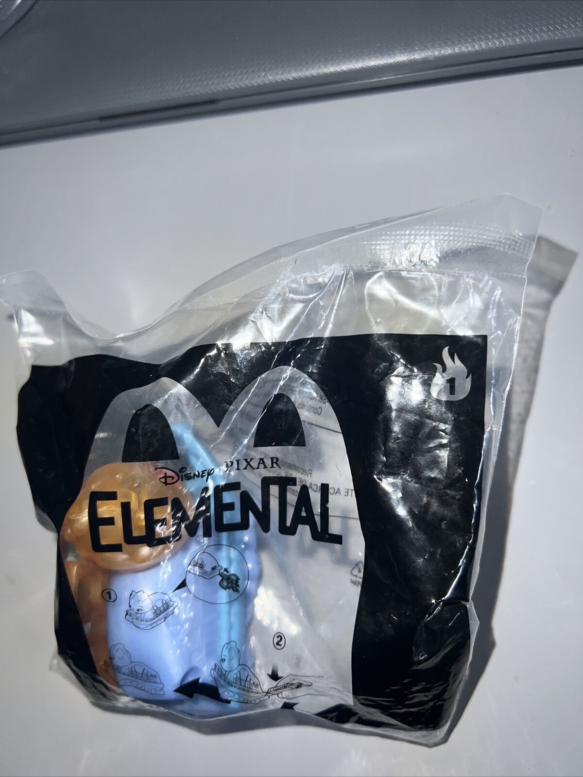 MCDONALDS HAPPY MEAL TOY #1 ELEMENTAL EMBER ON THE WETRO DISNEY PIXAR 2023 NIP# McDonald's - фотография #2