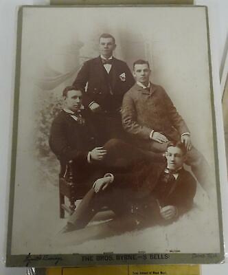 Brothers Byrne 8 Bells Vaudeville Troupe Photo Print Order Book Ca 1900 Без бренда - фотография #5