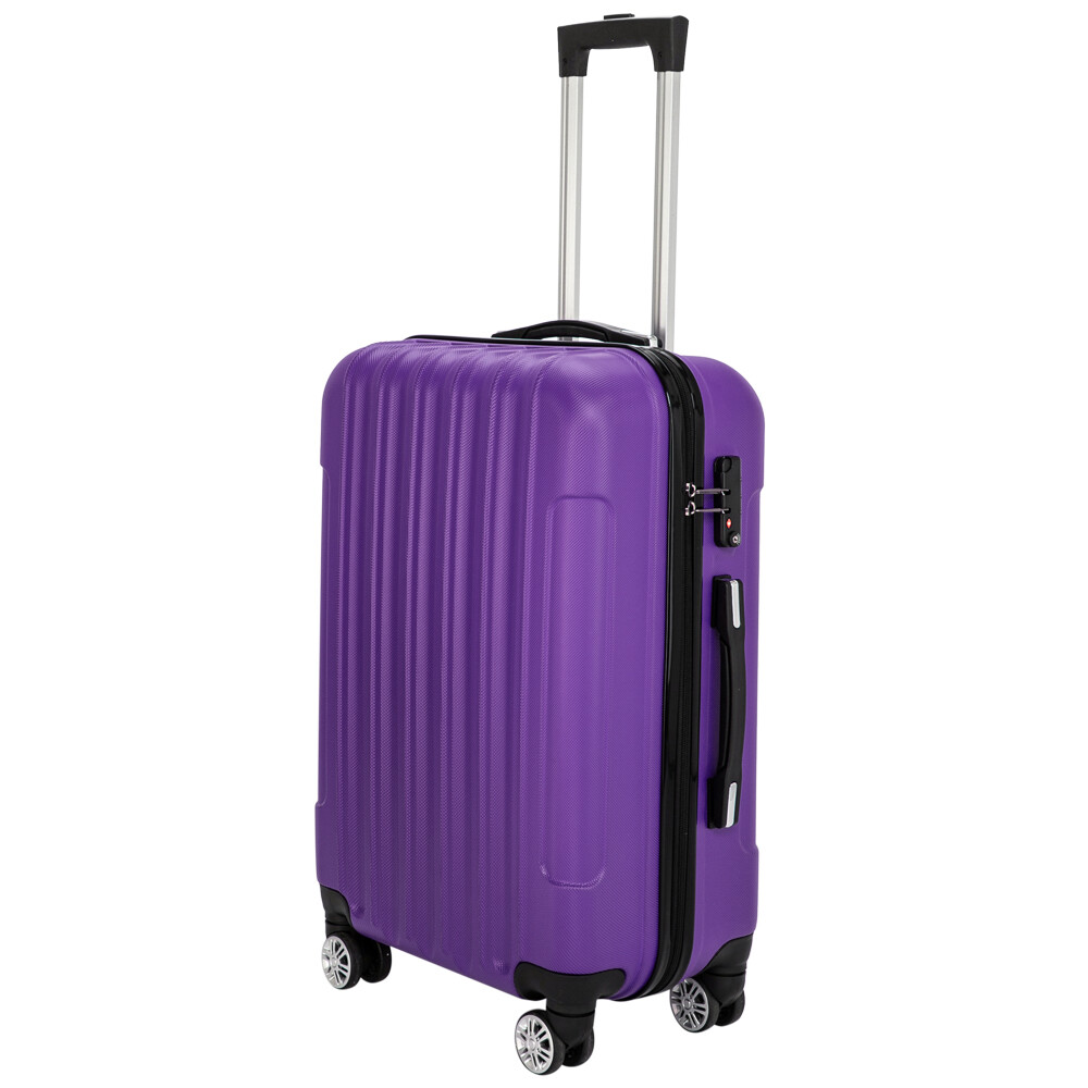 20"/24"/28" 3 pcs Luggage Travel Set Bag ABS Trolley Hard Shell Trip Suitcase US Unbranded - фотография #7
