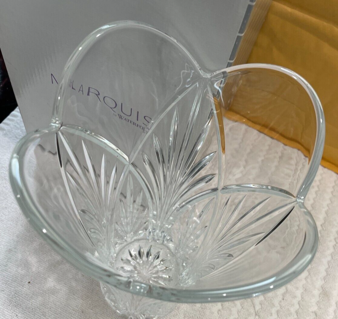 Marquis by Waterford WF LOTUS Crystal Glass 10" Vase Italy Waterford - фотография #7