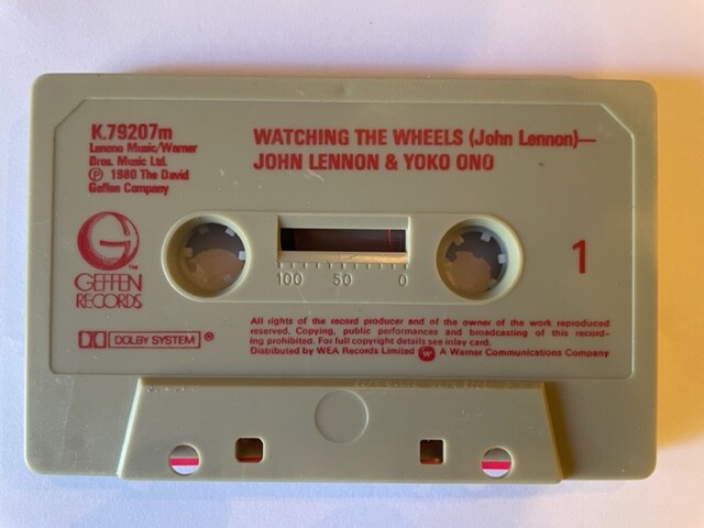 RARE - John Lennon Cassingles (Woman, Watching the Wheels, W O T Ice) Без бренда - фотография #7