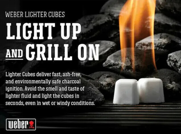 Weber Fire Starter Lighter Cubes Grill BBQ Smokeless Charcoal Starter-Lot of 2 Weber AB-890A601 - фотография #6