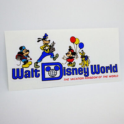 Walt Disney World Decal / Vintage Style Vinyl Travel Sticker, Luggage Label Без бренда