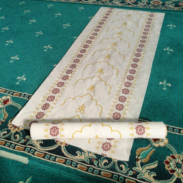 New 100x Disposable prayer mat, janamaz water proof personal & mosque use Без бренда