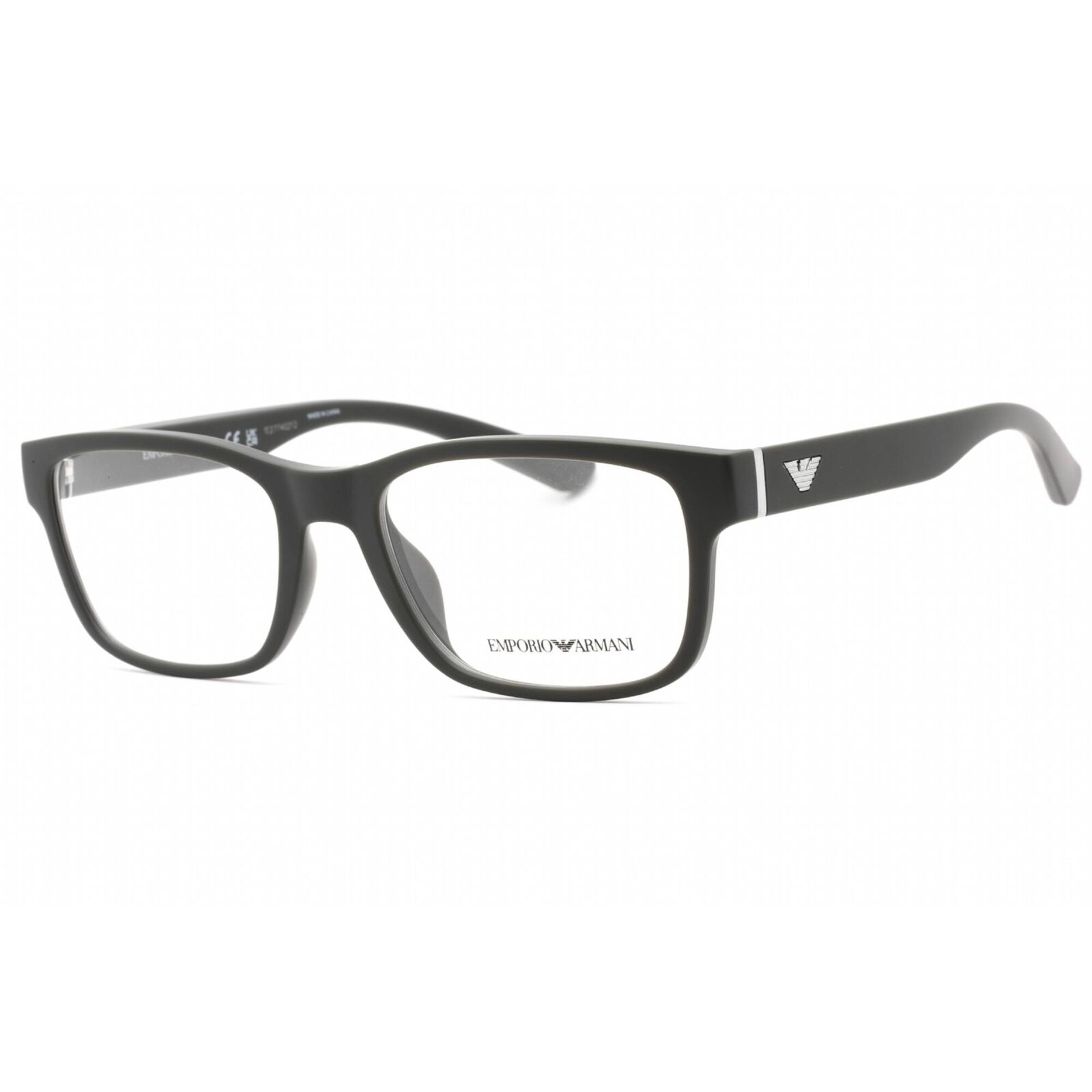 Emporio Armani Men's Eyeglasses Matte Grey Full Rim Frame, 55 mm 0EA3201U 5437 Emporio Armani 0EA3201U 5437