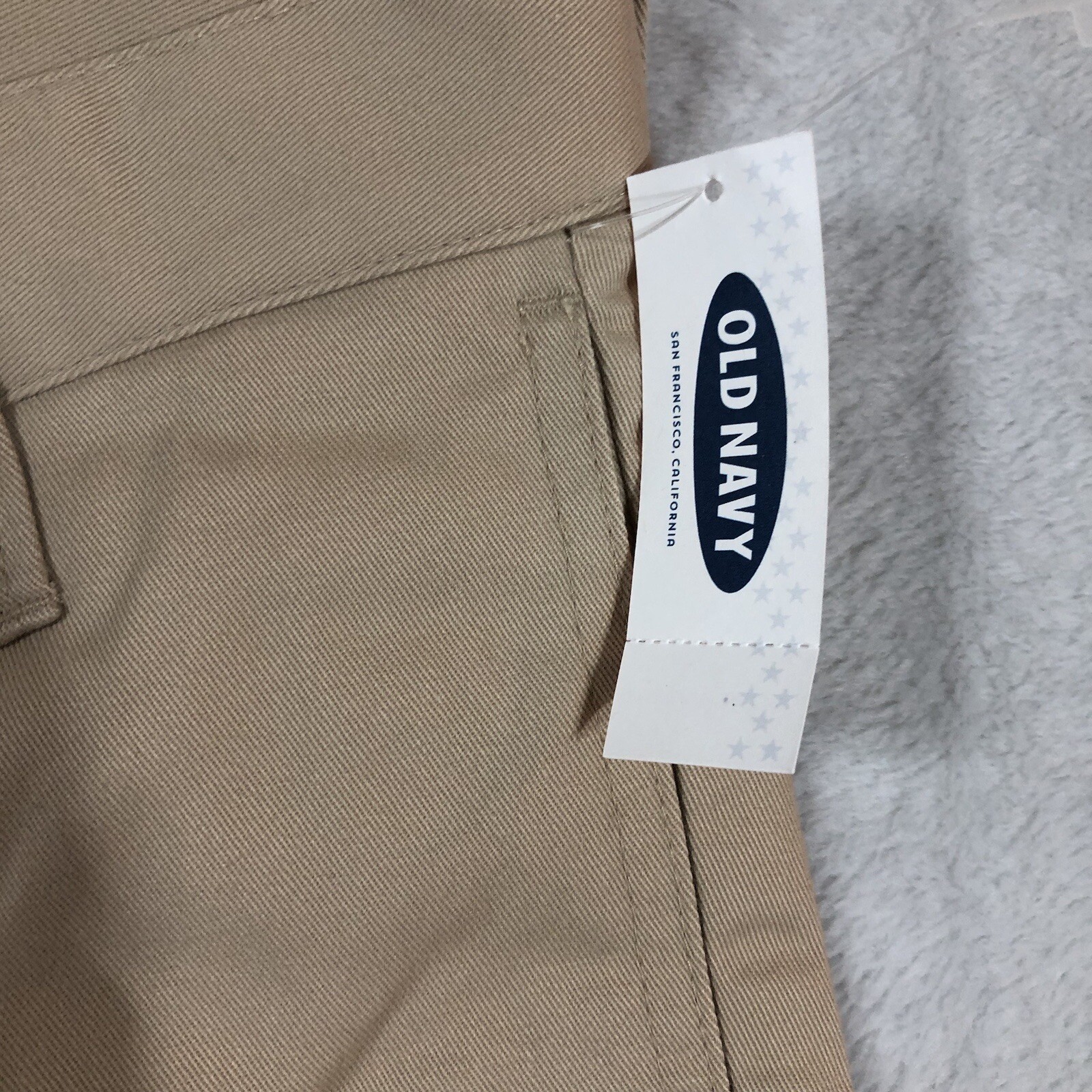 Old Navy Boys Tan Khaki Adjustable Waist Skinny Uniform Pants Size 6 Slacks NWT Old Navy - фотография #6