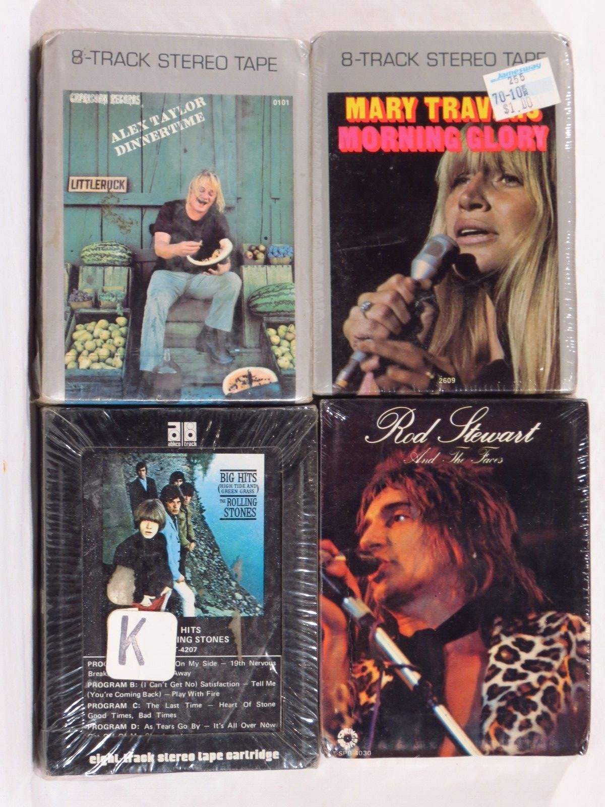 LOT (#2) of 20 US 8-Track tapes STILL SEALED - Rock, Soul, Folk, Jazz Без бренда - фотография #7