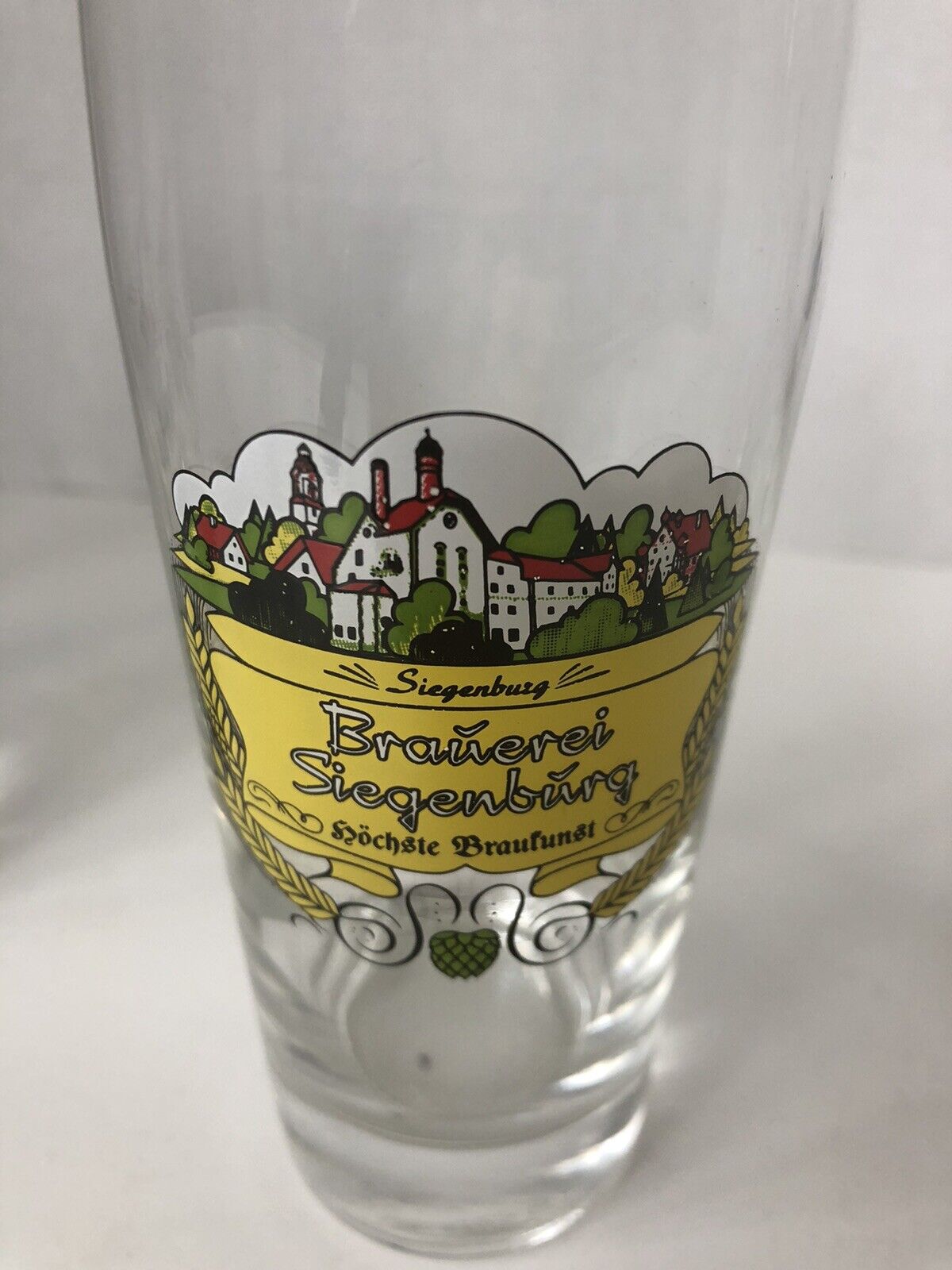 Vintage German Beer Glass Set of 6 Half Pint Budweiser Budvar Kaiser Konigsbrau+ Budweiser - фотография #7