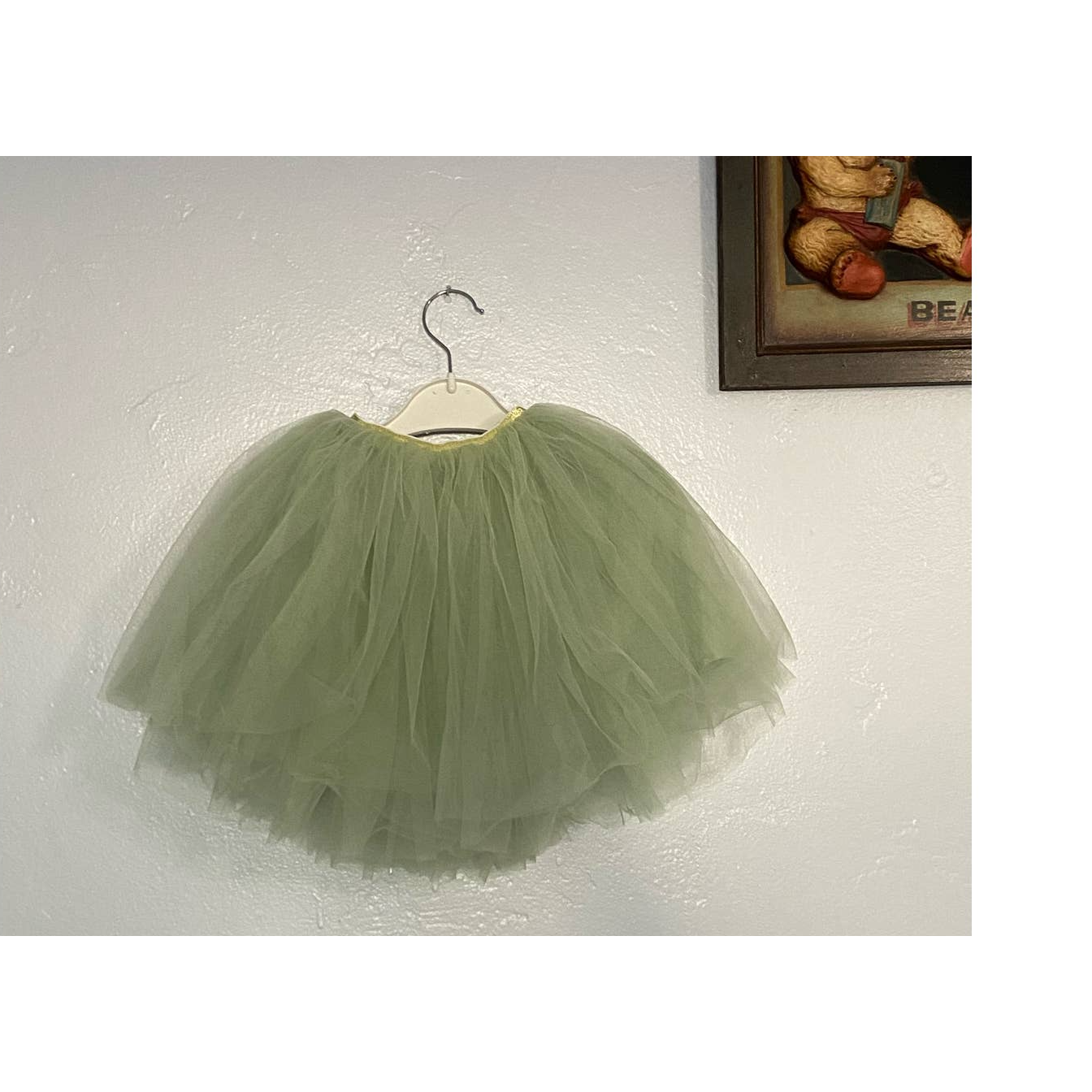 Doe a Dear Girls Green Tutu Size 4  Nobrand