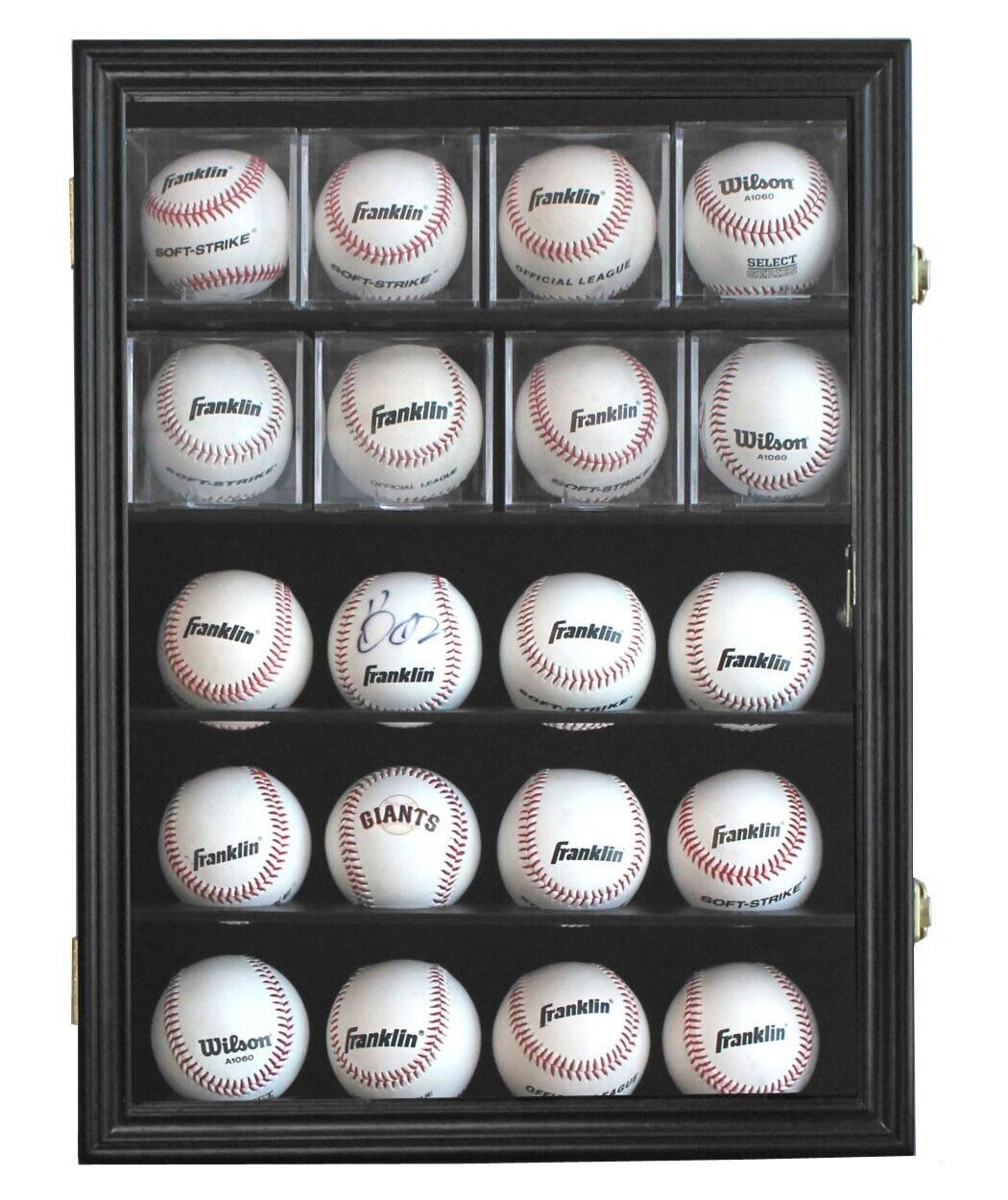 20 Baseball or Cube Display Case Cabinet Holder Shadow Box , UV Protection Без бренда - фотография #2