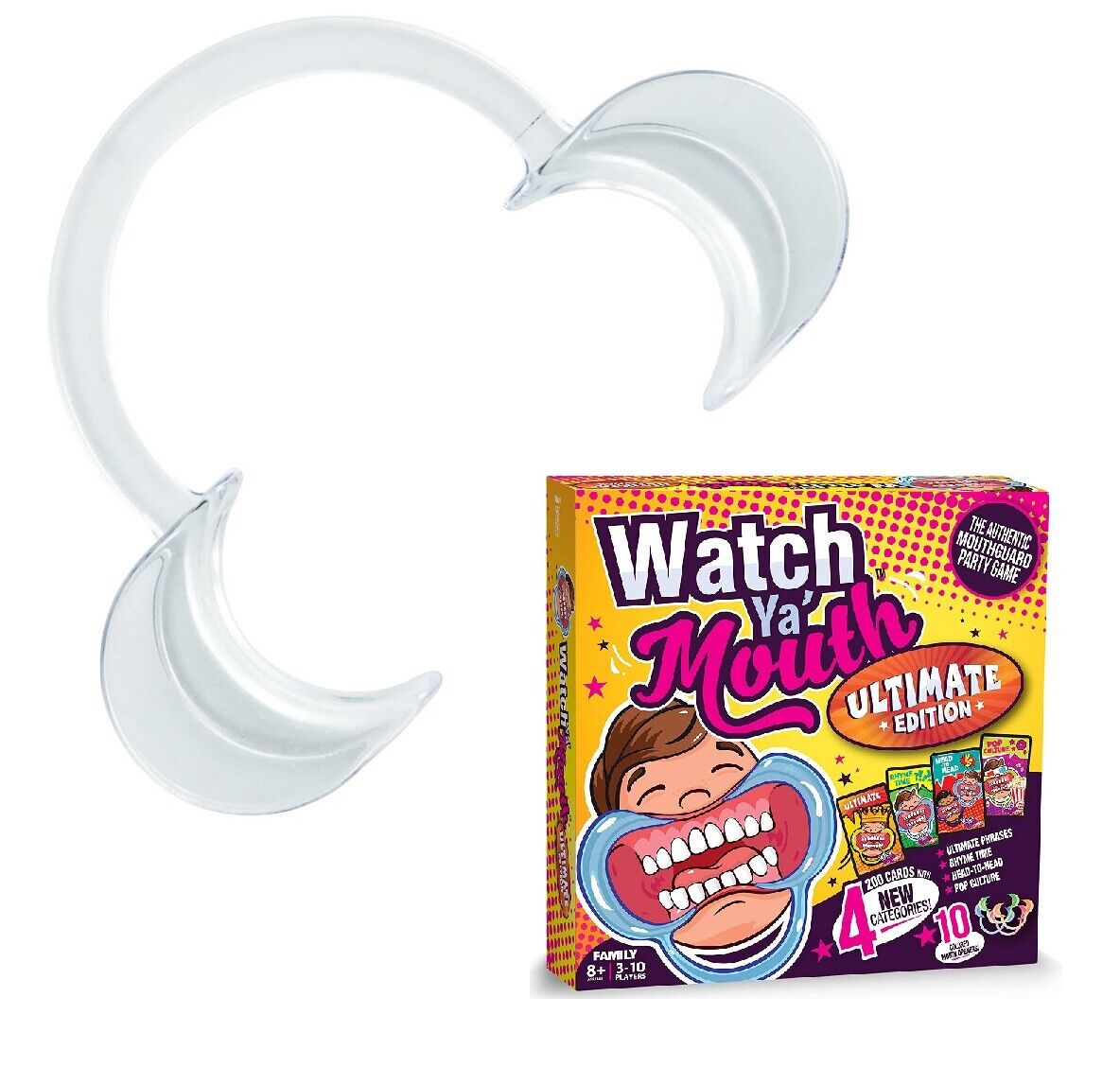 Bag of 20 Watch Ya' Mouth Medium Cheek Retractors for Game, Guards Pieces MyDDSSupply Does not apply