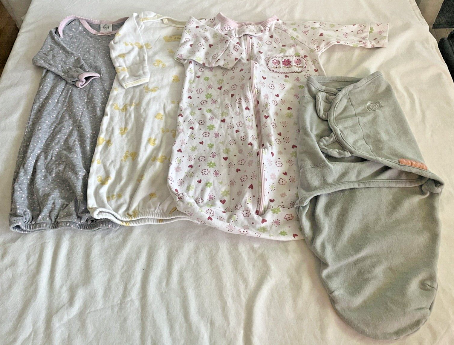 65 Pc 0-3 Mo Baby Girl Clothes + Hats & HeadBands Big Huge Bundle Set Lot Mix - фотография #4